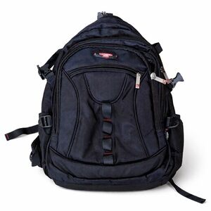 Versatile Black Backpack for Men